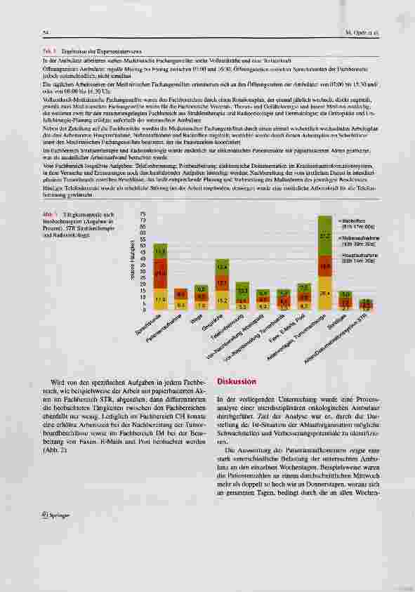 Vorschauseite 6: Prozessanalyse einer interdisziplinären onkologischen Ambulanz eines Klinikums der Maximalversorgung
