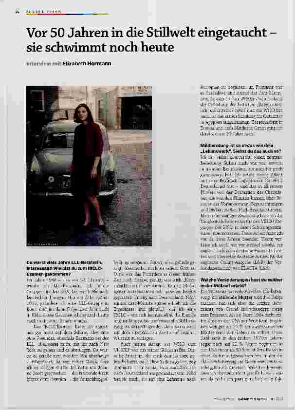 Vorschauseite 1: Vor 50 Jahren in die Stillwelt eingetaucht sie schwimmt noch heute