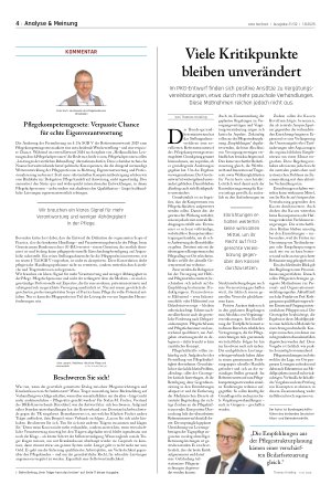 Vorschauseite 1: Viele Kritikpunkte bleiben unverändert