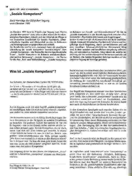 Vorschauseite 1: Was ist soziale Kompetenz?