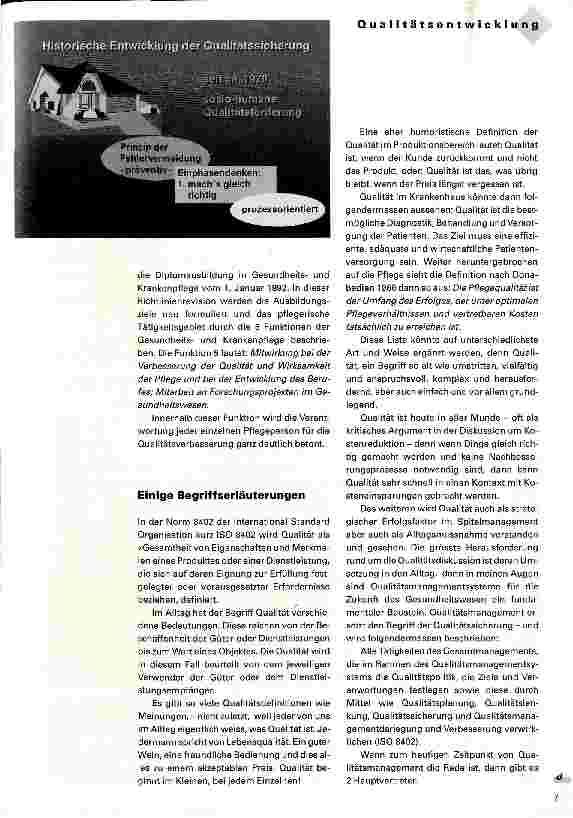 Vorschauseite 2: Allgemeine Einführung in das Qualitätsdenken