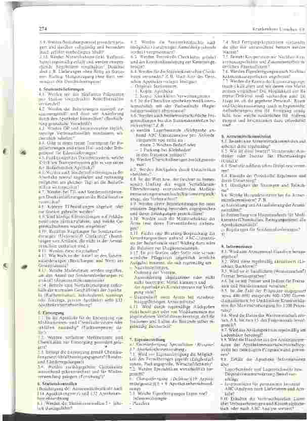 Vorschauseite 2: Checkliste Krankenhausapotheke