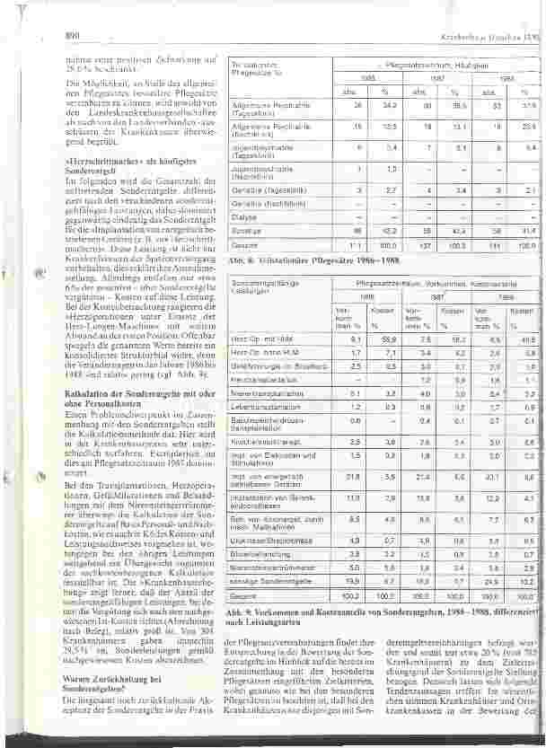 Vorschauseite 4: Vereinbarung besonderer Pflegesätze und Sonderentgelte Untersuchungsergebnissse z. Verbreitung u. Wertung d. Begleitforschung