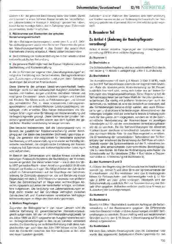 Vorschauseite 4: Entwurf eines Gesetzes zur Stärkung der Solidarität in der gesetzlichen Krankenversicherung