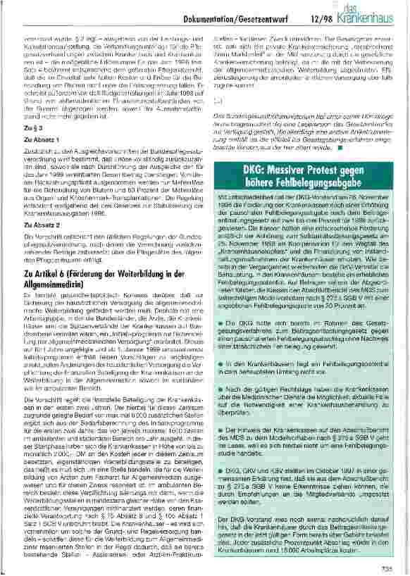 Vorschauseite 6: Entwurf eines Gesetzes zur Stärkung der Solidarität in der gesetzlichen Krankenversicherung