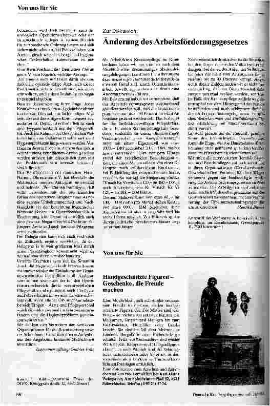 Vorschauseite 2: Die Fachgruppe OP-Dienst im DBfK ist besorgt über das hygienische Verhalten im OP