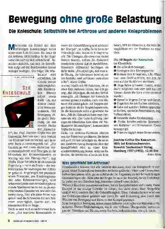 Vorschauseite 1: Bewegung ohne große Belastung