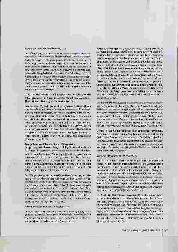 Vorschauseite 4: Ganzheitlicher Pflegebedarf eines onkologisch erkrankten Kindes