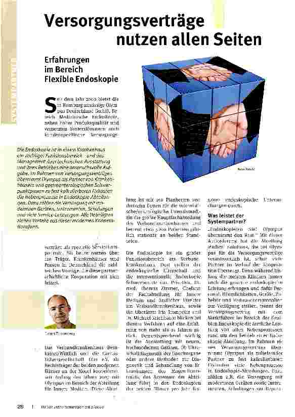 Vorschauseite 1: Versorgungsverträge nutzen allen Seiten