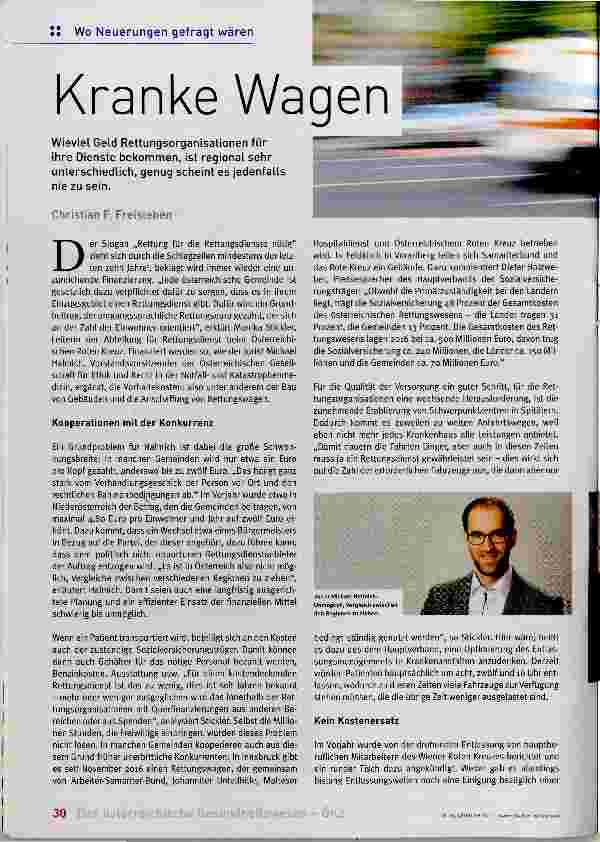 Vorschauseite 1: Kranke Wagen