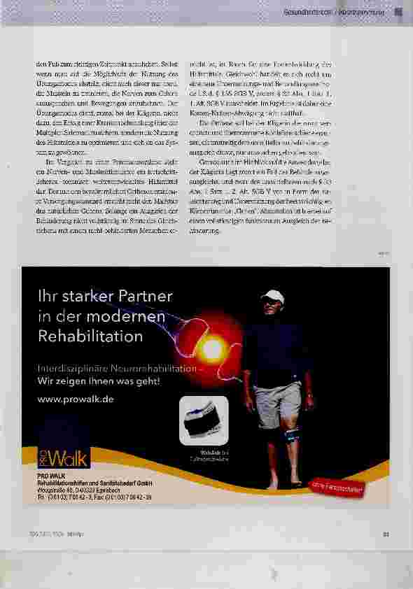 Vorschauseite 3: Versorgung MS-Erkrankter mit einer Orthese