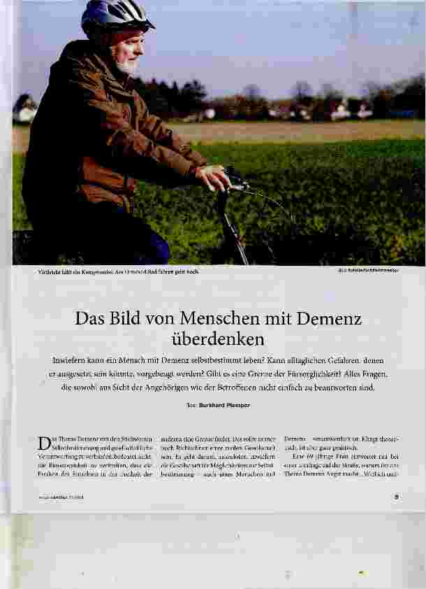 Vorschauseite 1: Das Bild von Menschen mit Demenz überdenken