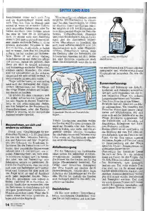 Vorschauseite 2: AIDS-Pflege-Sexualität