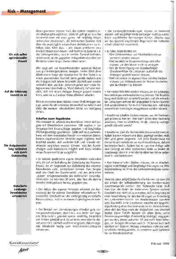 Vorschauseite 2: Risikomanagement aus der Sicht des Technischen Leiters