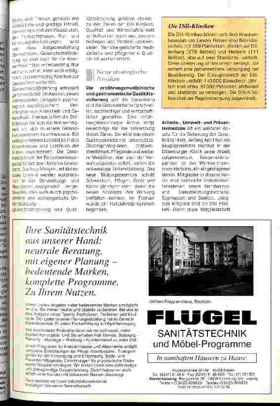 Vorschauseite 2: Gesundheitsvorsorge und -erhaltung rücken in den Mittelpunkt des Dienstleistungszentrums