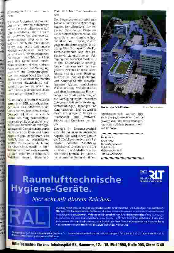Vorschauseite 5: Gesundheitsvorsorge und -erhaltung rücken in den Mittelpunkt des Dienstleistungszentrums