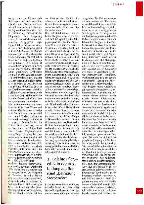 Vorschauseite 6: Ethik in der Krankenpflegeausbildung Blitzlichter aus Pflegetheorie und -praxis