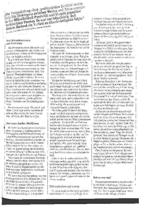 Vorschauseite 4: Perestroika in der Altenarbeit Reformbedarf der Sozialbürokratie