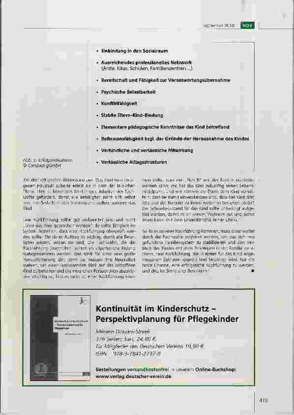 Vorschauseite 5: Rückführung von Kindern und Jugendlichen in die Herkunftsfamilie