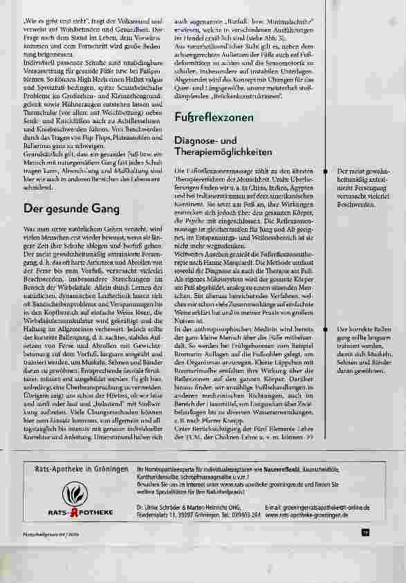 Vorschauseite 2: Füße im Blickpunkt der Medizin