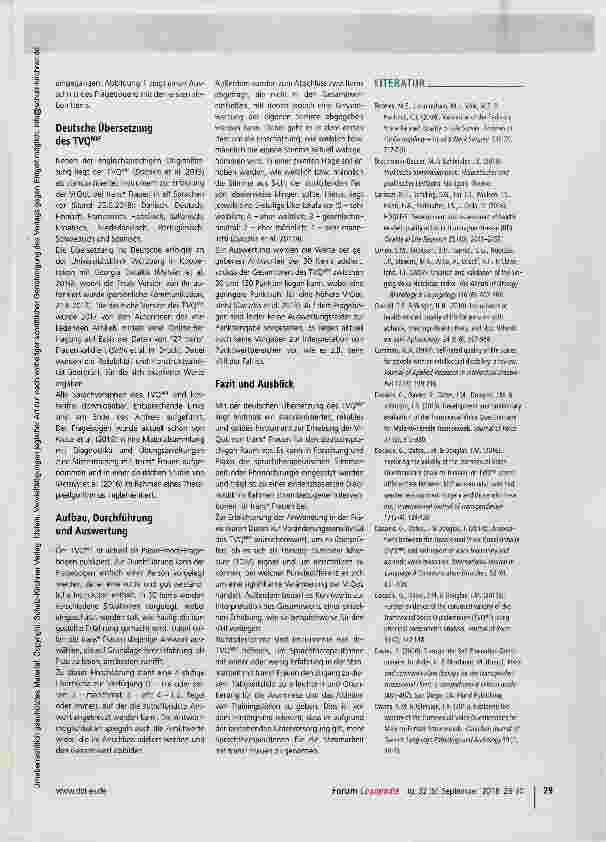 Vorschauseite 4: Transsexual Voice Questionnaire for Male-to-Female Transsexuals