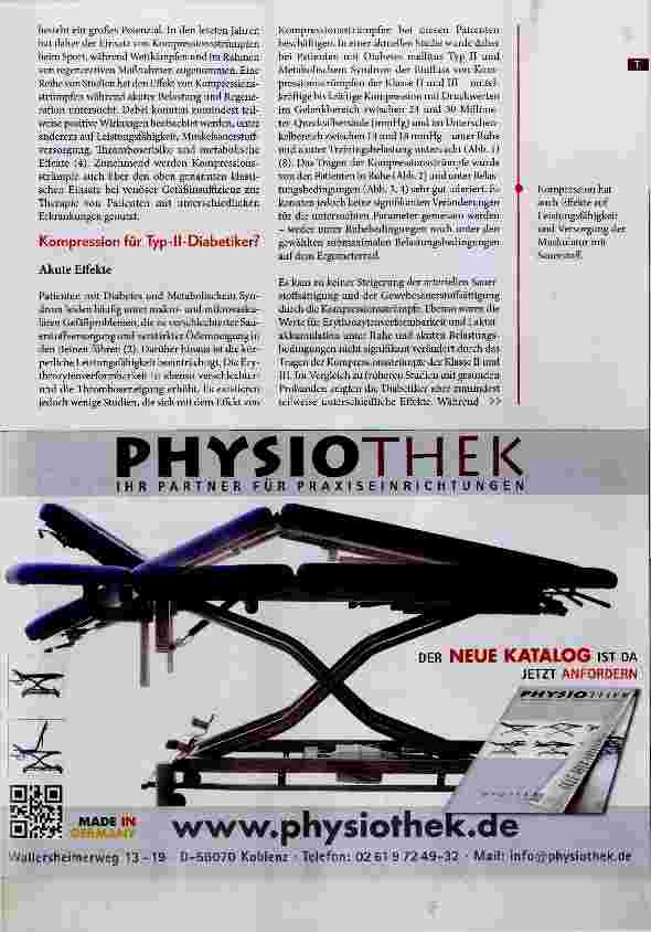 Vorschauseite 4: Training mit Kompressionskleidung bei Patienten mit Diabetes und Metabolischem Syndrom