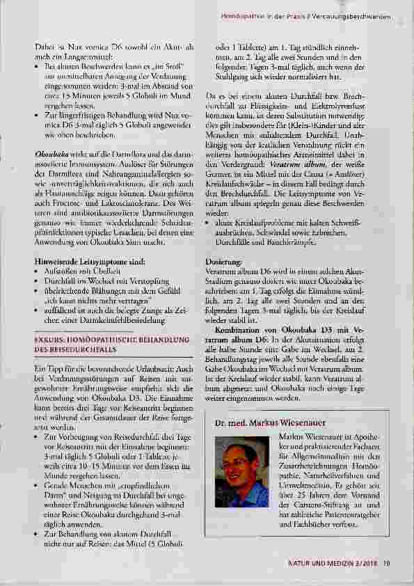 Vorschauseite 2: Homöopathie in der Praxis: Verdauungsbeschwerden