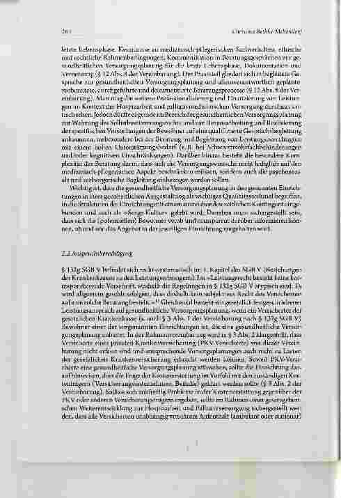 Vorschauseite 4: Der rechtliche Rahmen der gesundheitlichen Versorgungsplanung für die letzte Lebensphase (5 132g SGBV)
