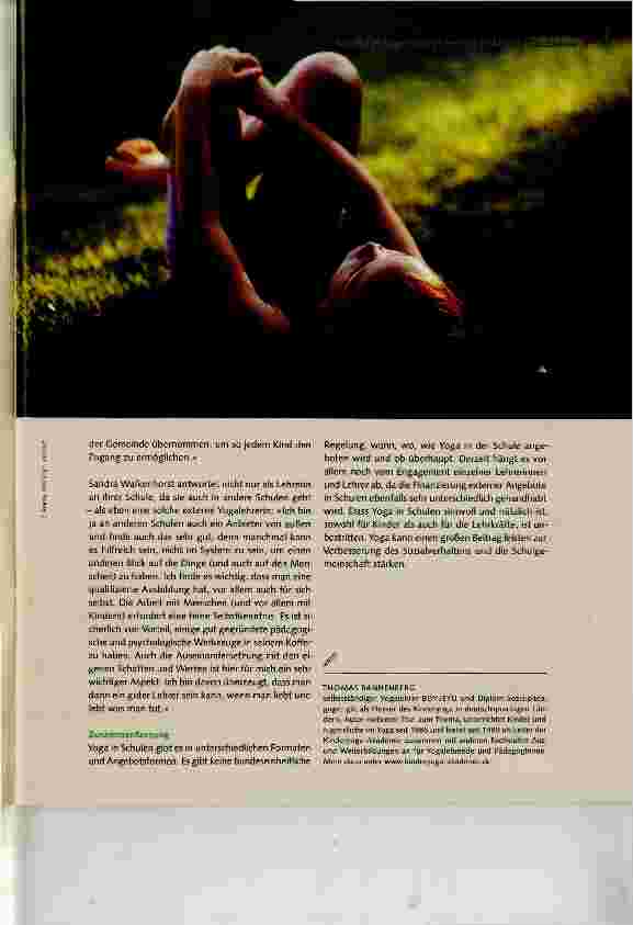 Vorschauseite 6: Yoga im Rahmen von Schule