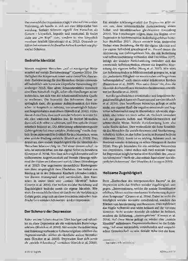 Vorschauseite 2: Die unsichtbare Wunde: sozialer Schmerz