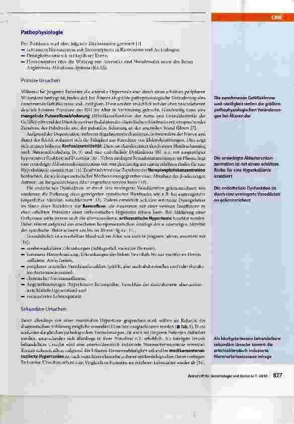 Vorschauseite 3: Arterielle Hypertonie im Alter mit dem Fokus 80+