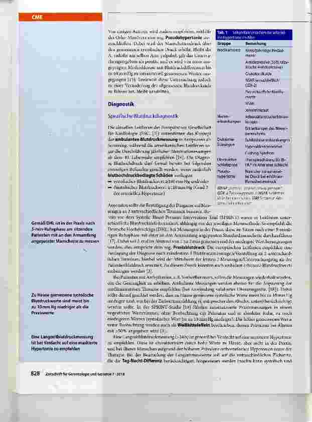 Vorschauseite 4: Arterielle Hypertonie im Alter mit dem Fokus 80+