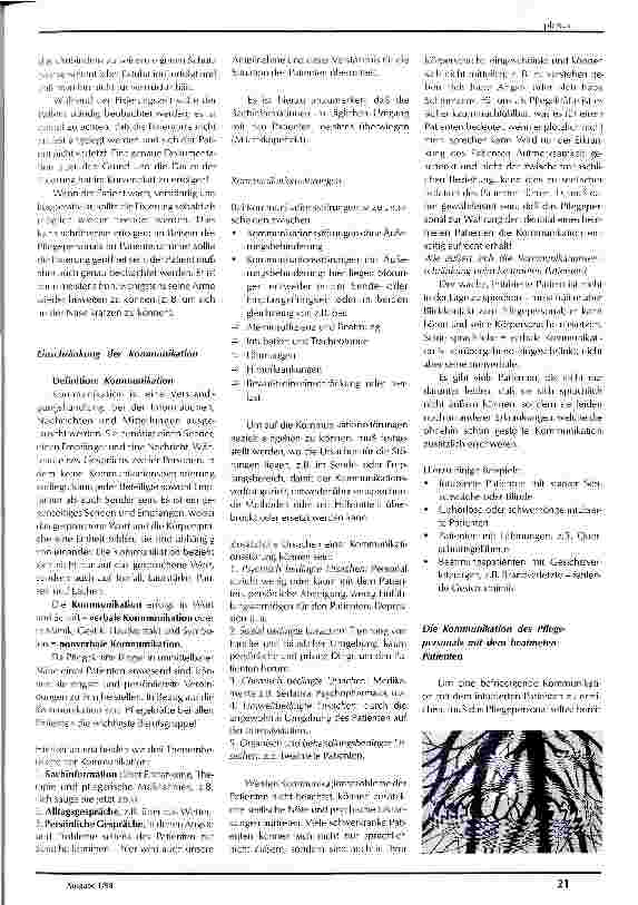 Vorschauseite 6: Die Pflege beatmeter Patienten