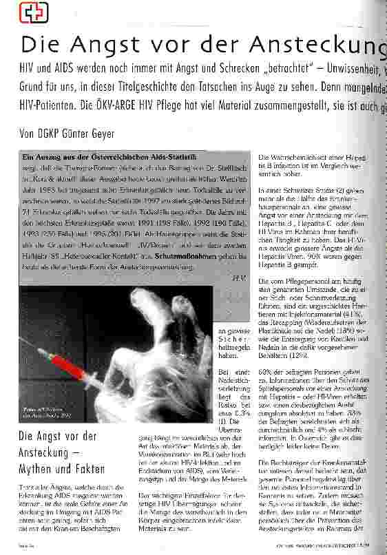 Vorschauseite 1: Die Angst vor der Ansteckung - Mythen und Fakten