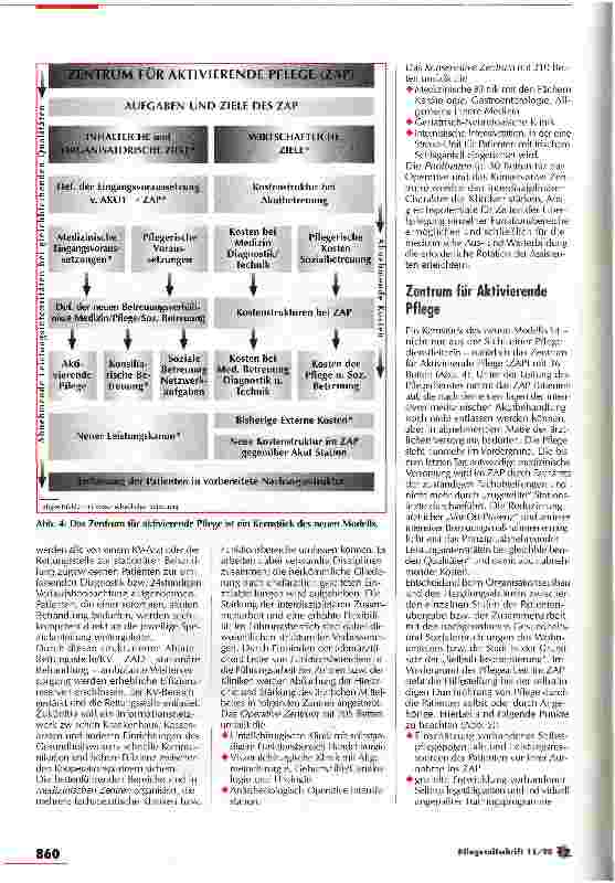 Vorschauseite 4: Das Zentrum für aktivierende Pflege ist Kernstück des Modells Modellkrankenhäuser in Berlin - das Krankenhaus am Urban
