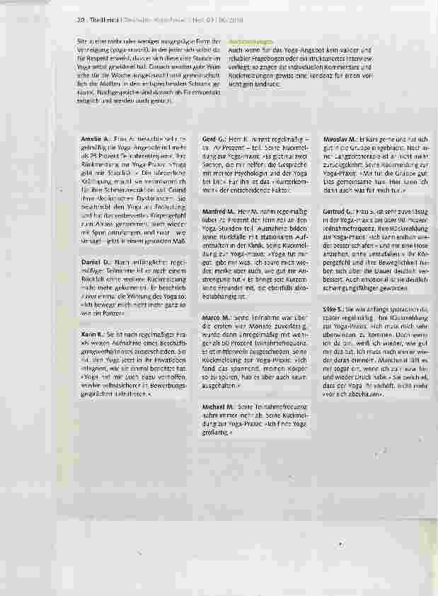 Vorschauseite 5: Yoga in der Suchtambulanz