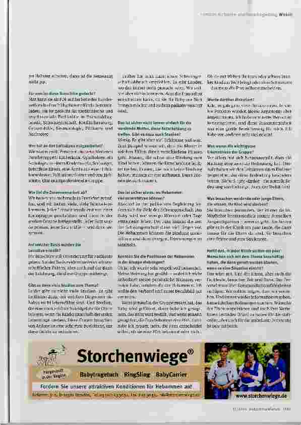 Vorschauseite 2: »Ohne Hebamme geht das gar nicht«