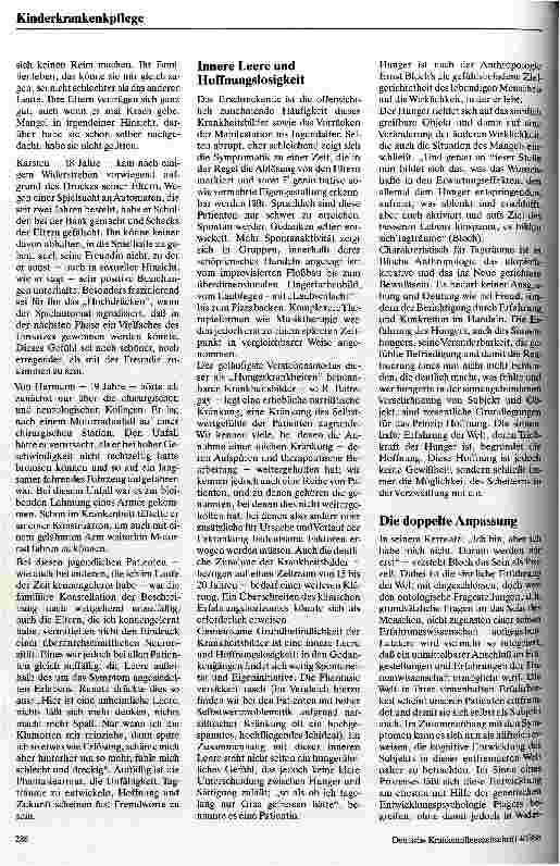 Vorschauseite 2: Der entfremdete Hunger Leistenhernienoperation