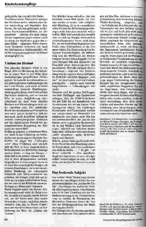 Vorschauseite 4: Der entfremdete Hunger Leistenhernienoperation