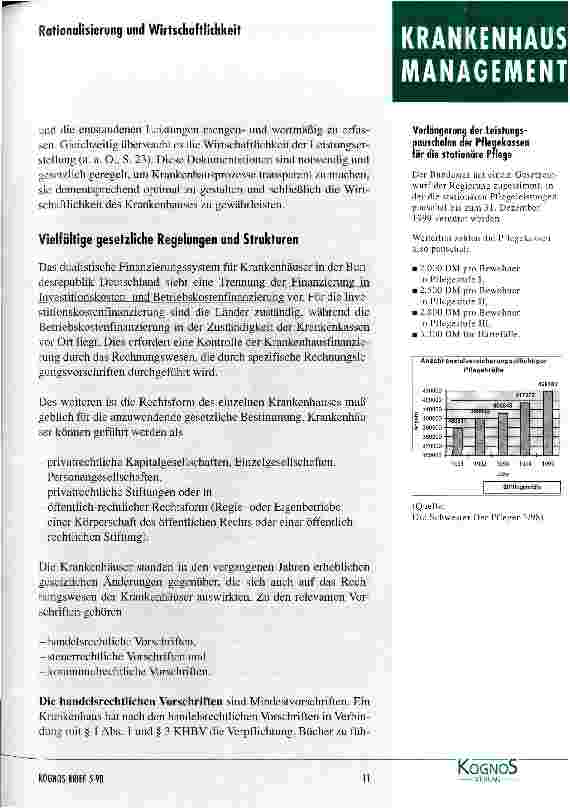 Vorschauseite 2: Externes und internes Rechnungswesen im Krankenhaus - welche gesetzlichen Grundlagen sind relevant?