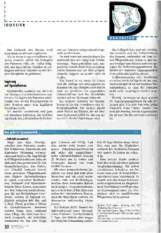 Vorschauseite 4: Wie man den Patienten lagert... Lagerungssysteme im Vergleich