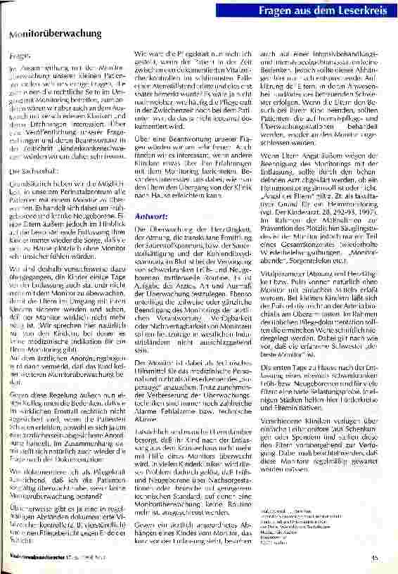Vorschauseite 4: Zwischenbericht der Arbeitsgruppe Zukunft der Kinderkrankenpflegeschulen