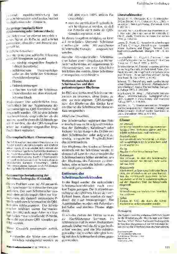 Vorschauseite 5: Passagere Schrittmachertherapie nach herzchirurgischen Operationen
