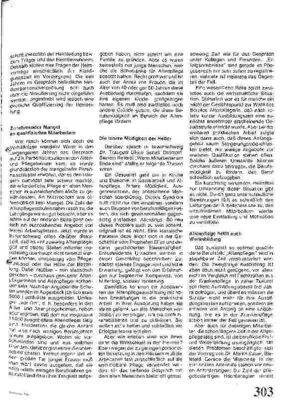 Vorschauseite 2: Diakonische Aspekte Eine Herausforderung an die Mitarbeiter