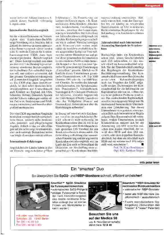 Vorschauseite 4: Ein Auslaufmodell? Die Krankenhaus-Buchführungsverordnung
