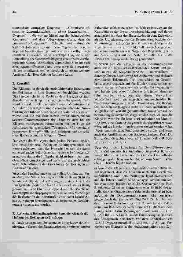 Vorschauseite 4: Schadensersatz nach grob fehlerhafter ärztlicher Behandlung
