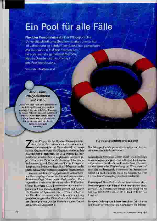 Vorschauseite 1: Ein Pool für alle Fälle