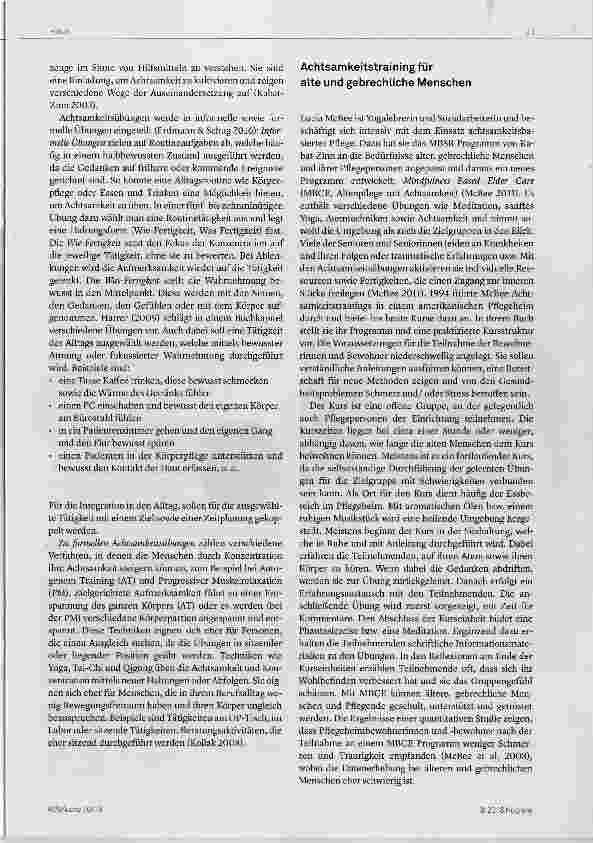 Vorschauseite 3: Achtsamkeit