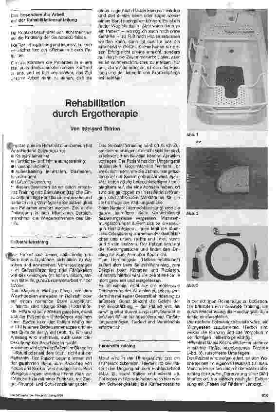 Vorschauseite 6: Rehabilitation durch Krankenpflege