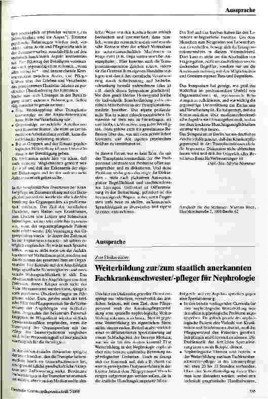 Vorschauseite 3: Organentnahme . Tabuthema? Symposium der Deutschen Gesellschaft für Fachkrankenpflege 14.11.1987